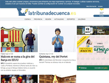 Tablet Screenshot of latribunadecuenca.es